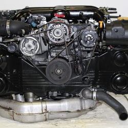 08 14 JDM SUBARU IMPREZA WRX EJ20X ENGINE 2.0L TURBO AVCS