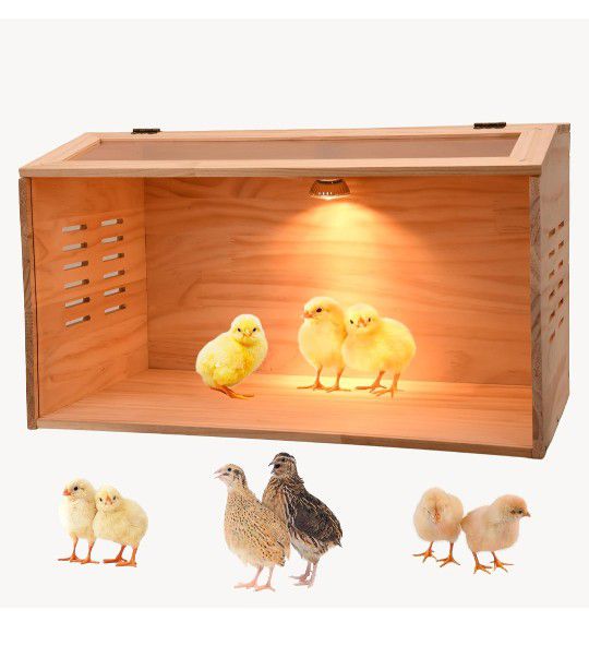 Brooder Box & Brooder Heater for Small Animals 
