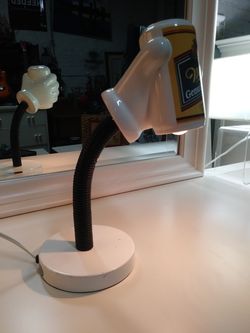 Vintage Miller Genuine Draft Adjustable arm portable table lamp for sale