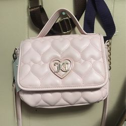 New Juicy Heart Quilted Crossbody Purse $45