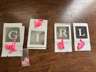 GIRL Gender Reveal Or Baby Shower Boxes 