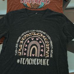 Handmade Teacher T-Shirts – Brand New (Size Small)