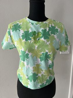 NWT Women’s Lucky Carebear Crop Top In Size M
