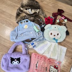 Sanrio Bags Kuromi Bags Women Crossbody Bag Backpack