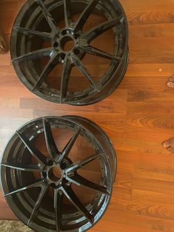Gloss Black Aftermarket Alloy Wheels – Set of 2