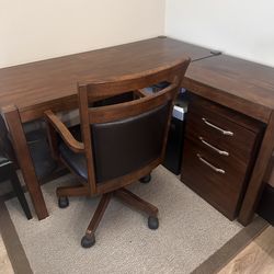 Mid-Century Modern Desk Plus Bonus Chair
