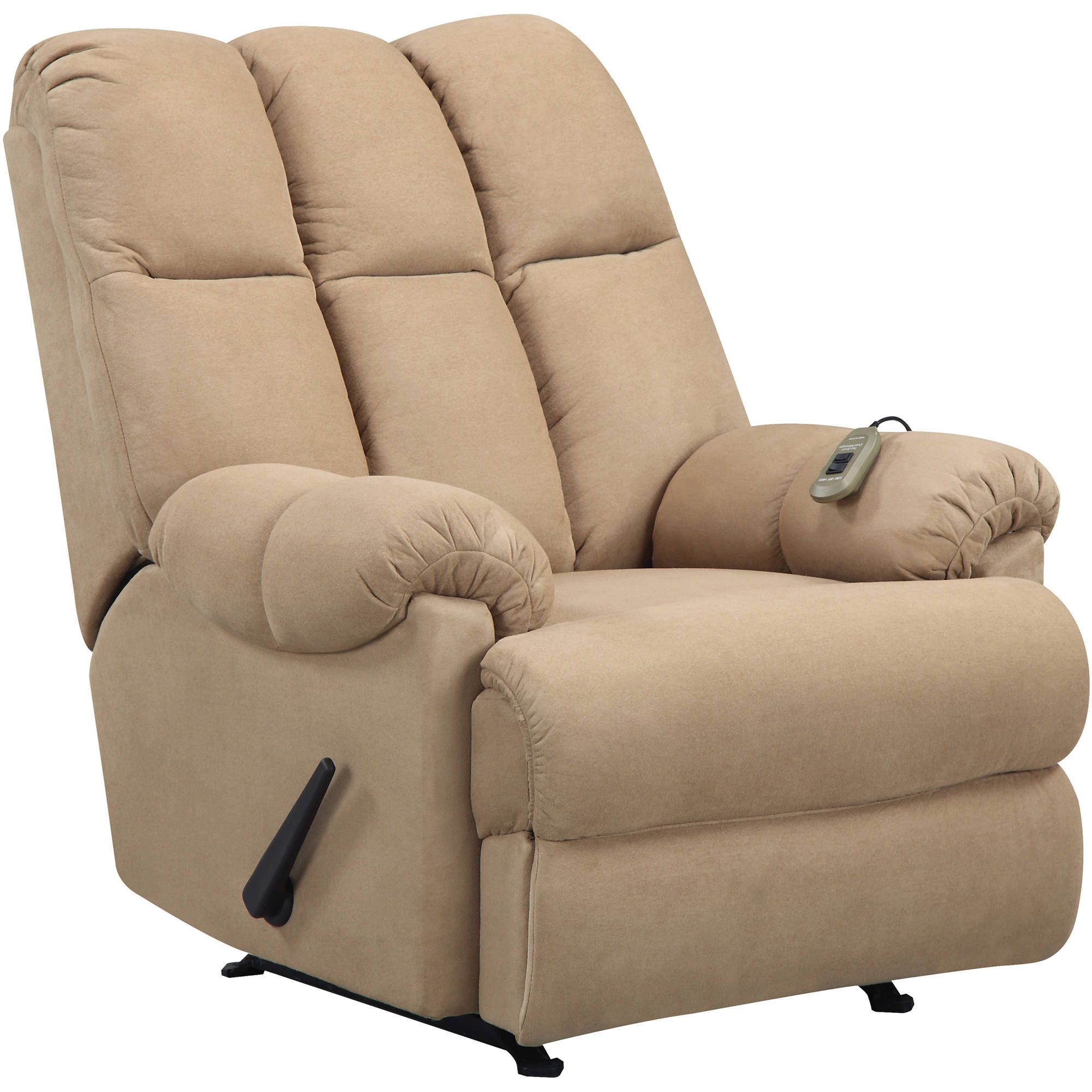 NEW Massage Rocking Recliner Chair Comfortable Padded Sofa Lounge Reclining Home Rocker Upholstered Relaxation Seat Massager *βREADβ*