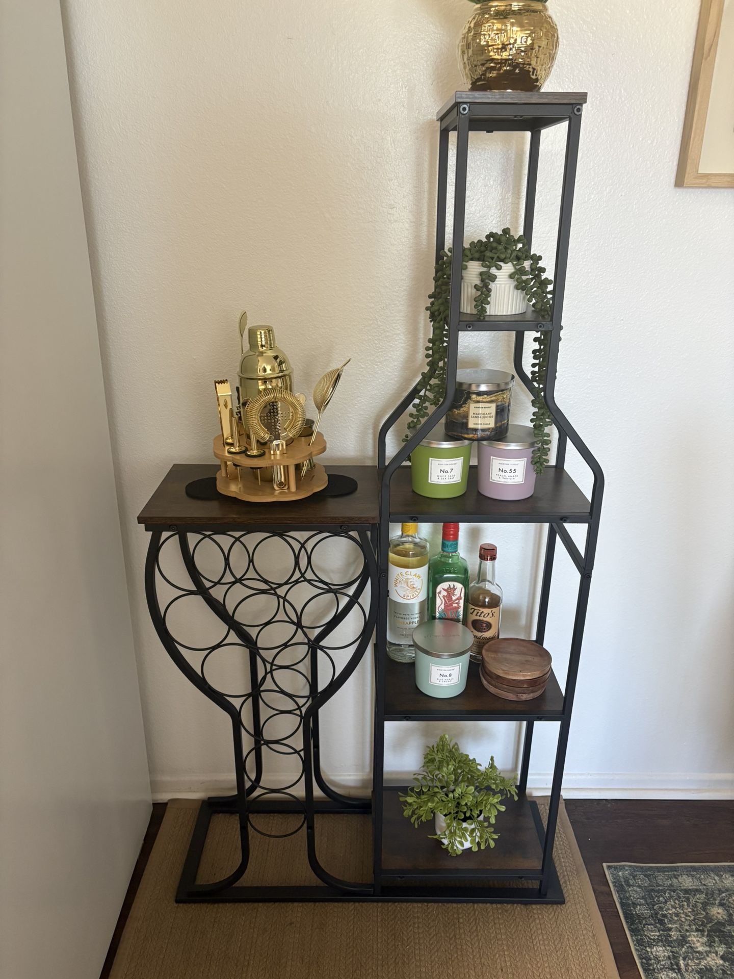 Beautiful Mini Bar With Wine Rack
