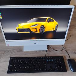 Dell Inspiron All in one Desktop Computer w/Windows 11 Pro & Microsoft Office '24