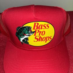 Bass Pro Shops Red Tucker Hat