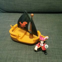 Jake and the Neverland Pirate Boat and Figure New