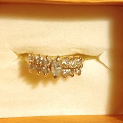 14K Gold W/Diamonds Size 7