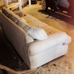 Beige sofa