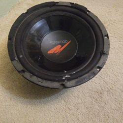 Subwoofer 10" Kenwood  Used 