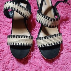 Black & Tan Wedges