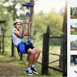 120 Ft Kids Zip Line 