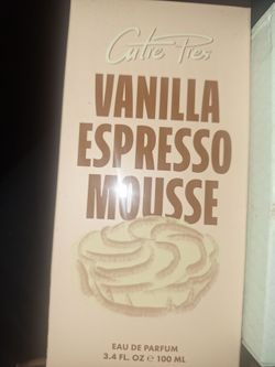 Perfume vanilla espresso mousse