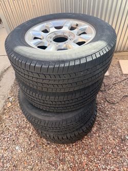 Stock f350 wheels.