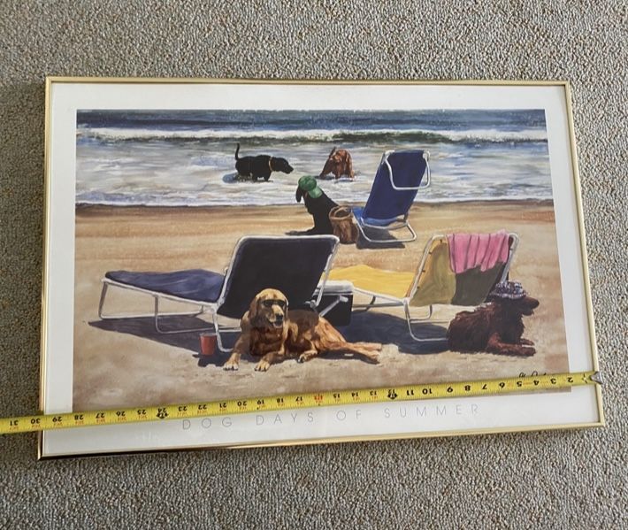 Dog Days of Summer Art Print Steven Jordan Charleston SC Signed