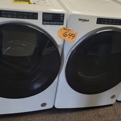 Set Whirlpool Washer And Dryer Electric Work Great Conditions DELIVERY Available 
