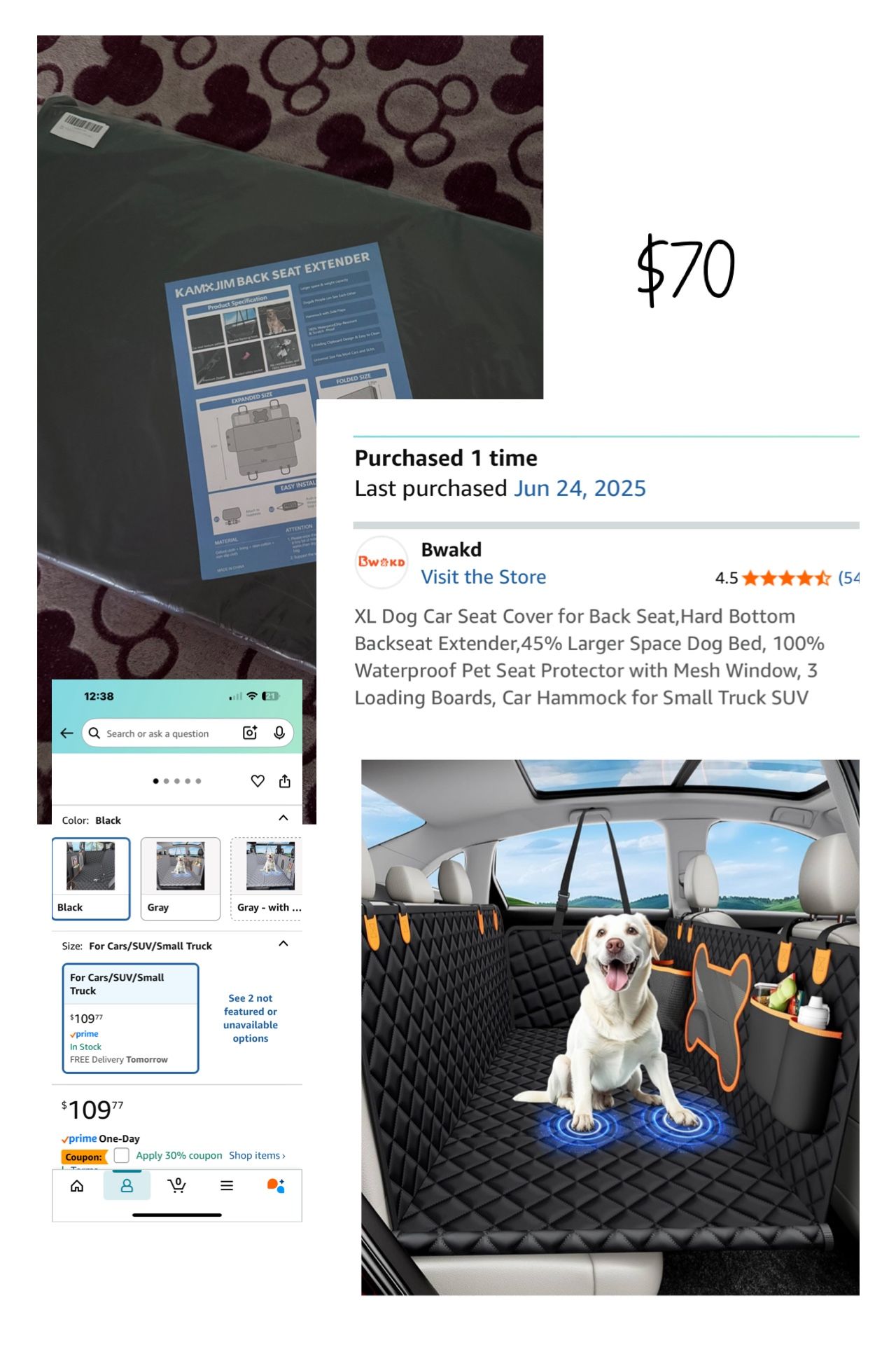 Dog Seat Cover/extender