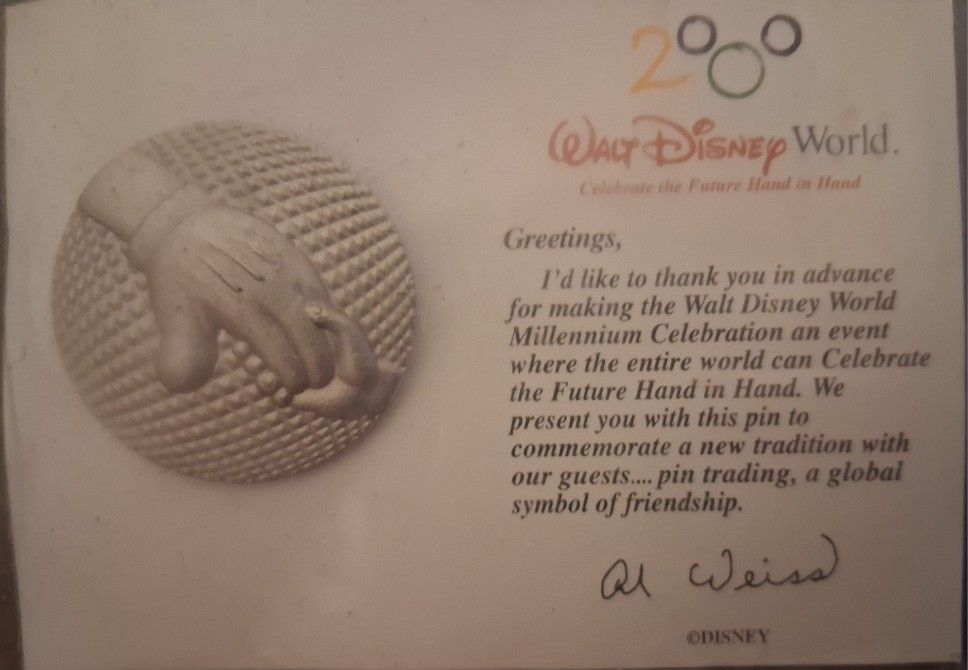 Disney Cast Member Pin and Snow Globe