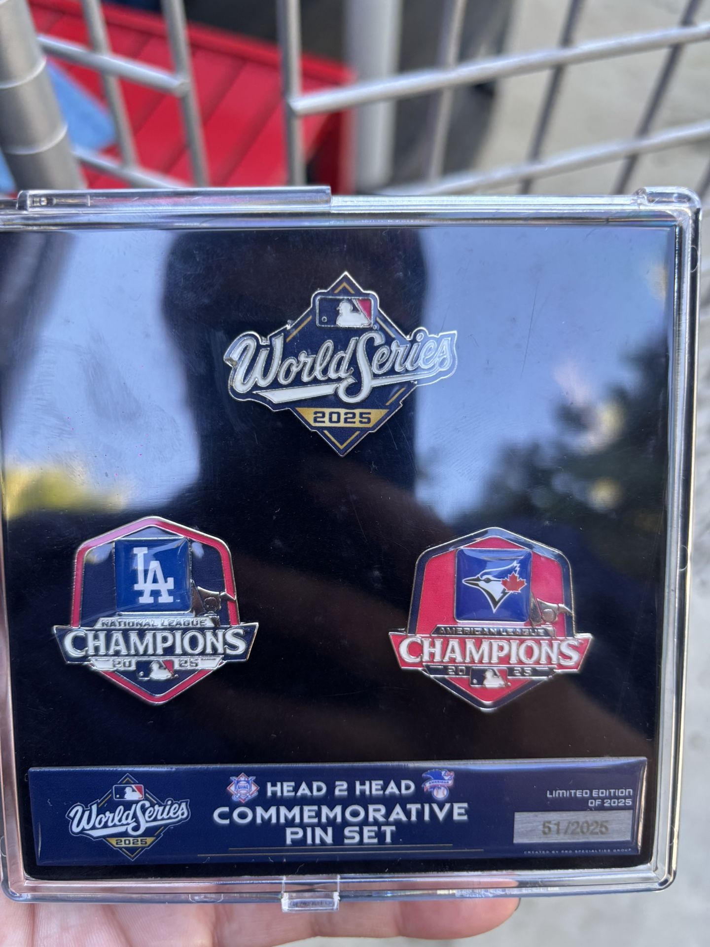 World Series Dodger Blue Jay Pins
