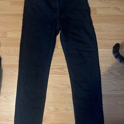 Apparel Collection Women's Straight Jeans Dark Blue Stretch Denim Pockets New