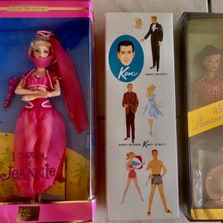 I dream of Jeannie, vintage Barbie & Ken