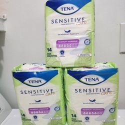$10 for all. Tena Pads. HABLO ESPAÑOL.