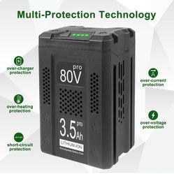 DTK 3500mAh Battery Replacement for Kobalt 80V Battery Compatible with KB2580-06 KB680-06 KB280-06 Lithium Ion Cordless Power Tools