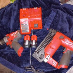 Milwaukee M12 Power Tools W/Batteries 