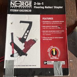 Norge Tool Company 2-in-1 Flooring Nailer/stapler 