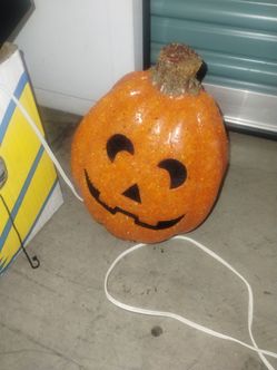 melt jack o lantern 10-12 inches tall