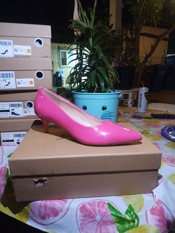 Pink Kitten Heels