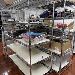 Chrome Wire Shelving 60x24x64