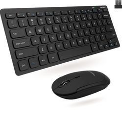 Macally Wireless Mini Keyboard & Mouse Combo