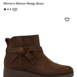 Toms Marlow Water Repellent Oak Brown suede size 7 women’s boots