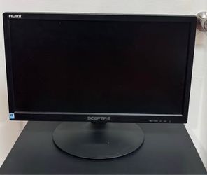 Sceptre 20-Inch LED Monitor with HDMI & VGA Ports Cords Included $15 for All