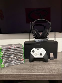 Xbox Series X Bundle + Elite Controller + Astro A50 + 10 Games
