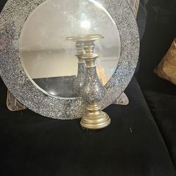 Mirror/candle Holder 