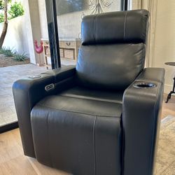 Brand New Electric Black Recliner