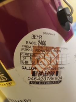 Over Four Gallons Of Yellow Paint