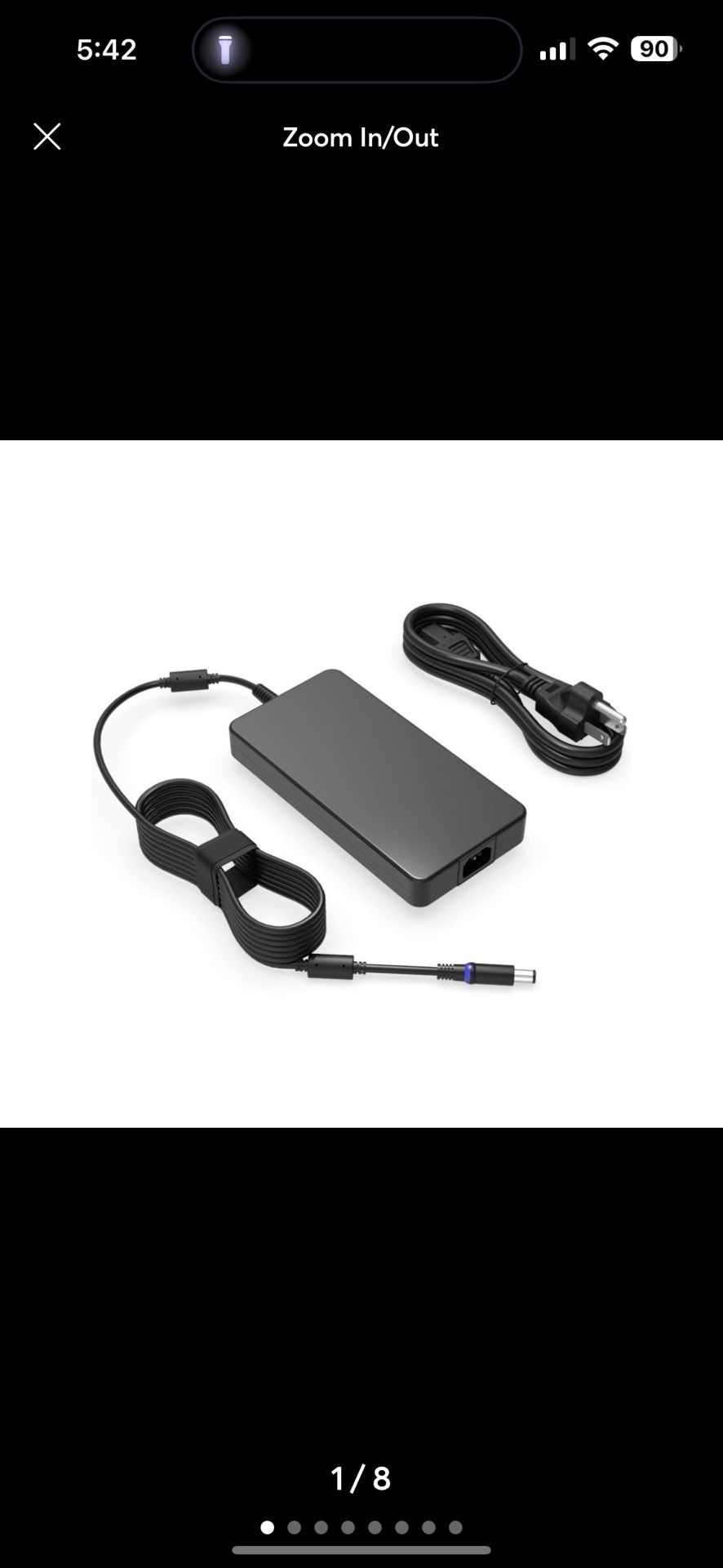 240W Charger for Dell Alienware Laptop - (UL Safety Certified Products)