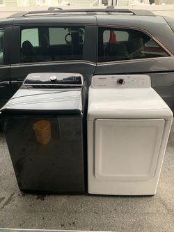 Samsung Washer And Electric Dryer