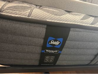 King Size mattress with bedframe