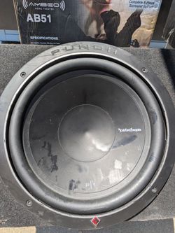 Rockwood Fosgate P1 12 inch speaker with box