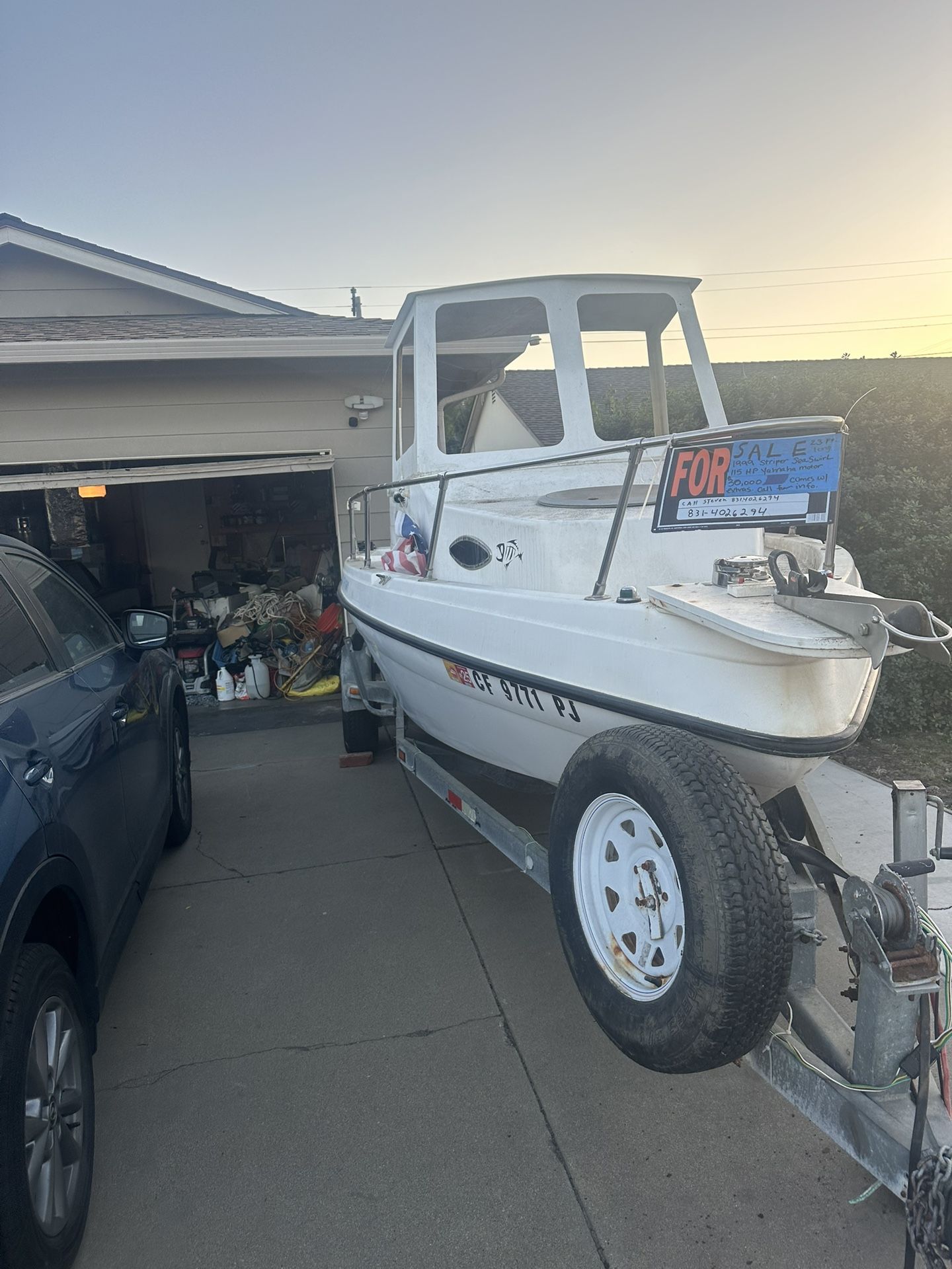1999 Striper sea sriwl Striper sea swirl