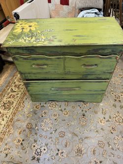 Hand Painted Vintage Dress