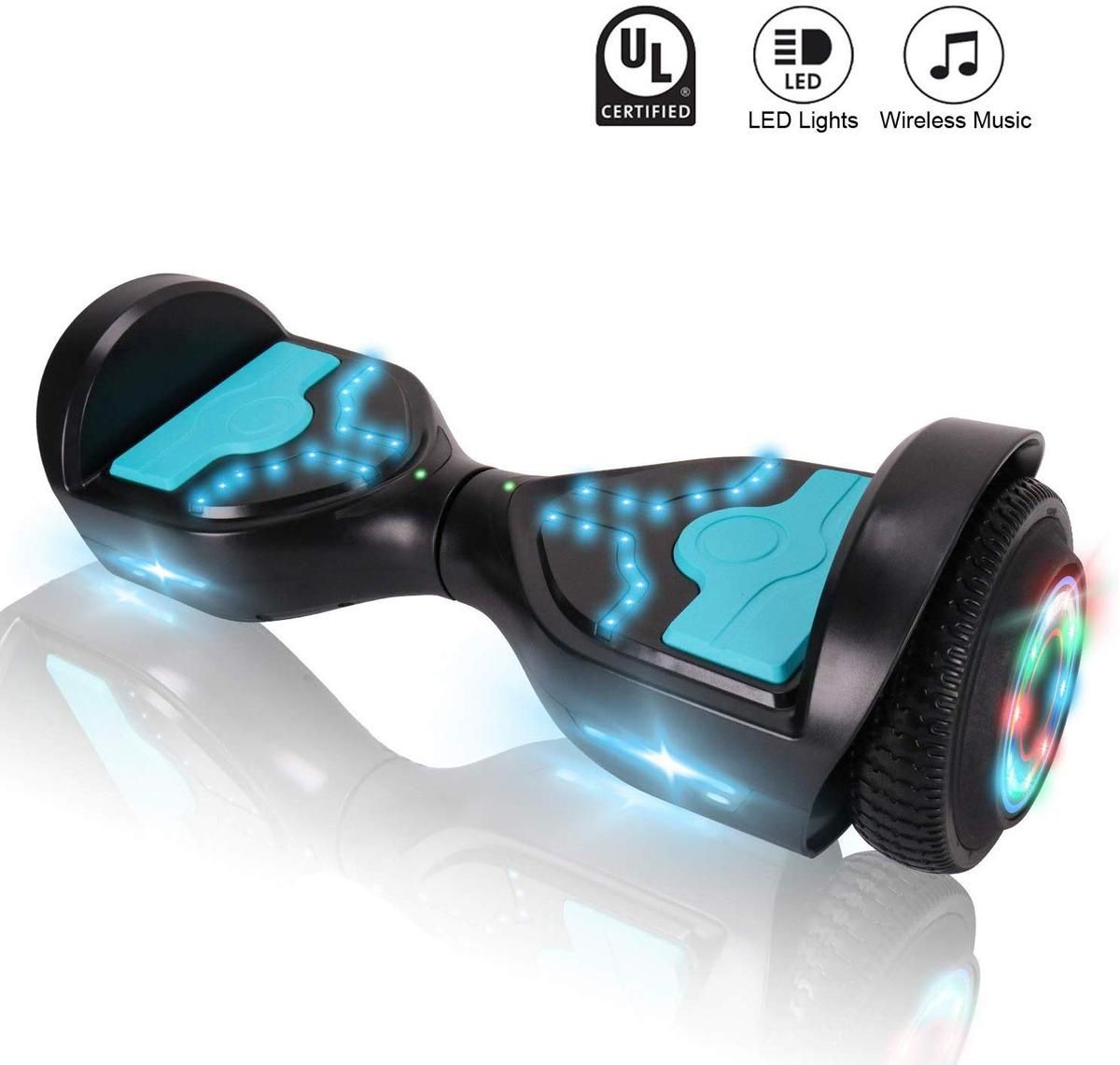 GlareWheel 2020 Hoverboard R8 With Built-In Bluetooth Speaker